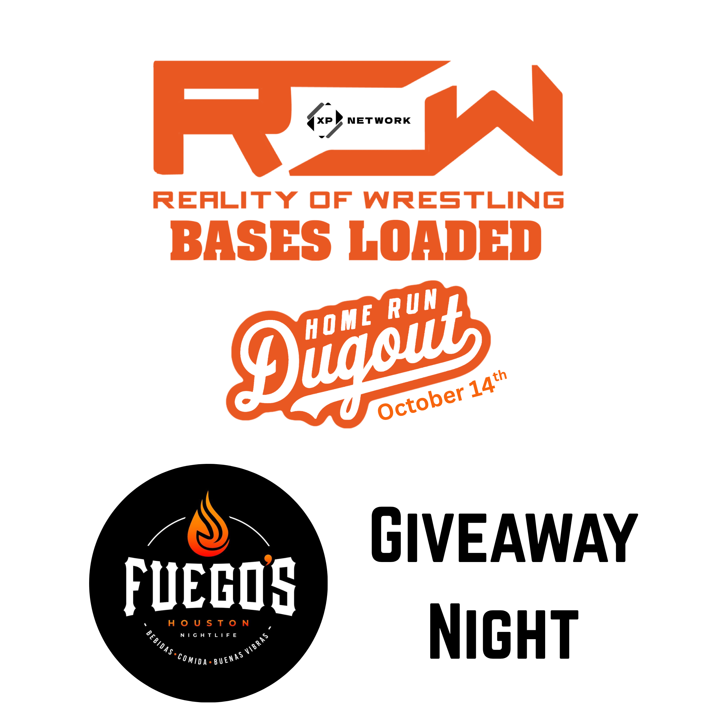 Fuego’s Bases Loaded Giveaway Night – October 14th