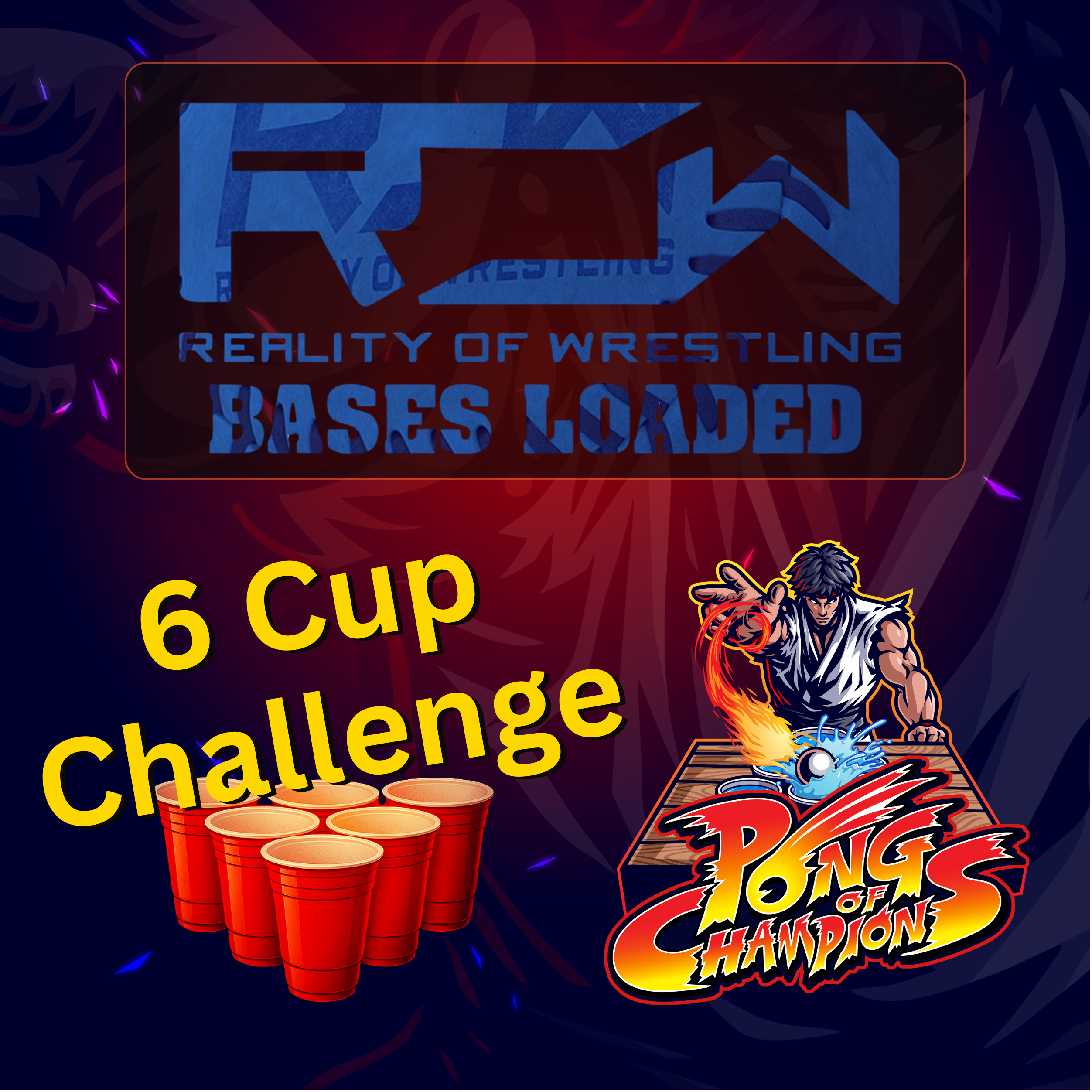 Pong of Champions 6 Cup Challenge at ROW Bases Loaded
