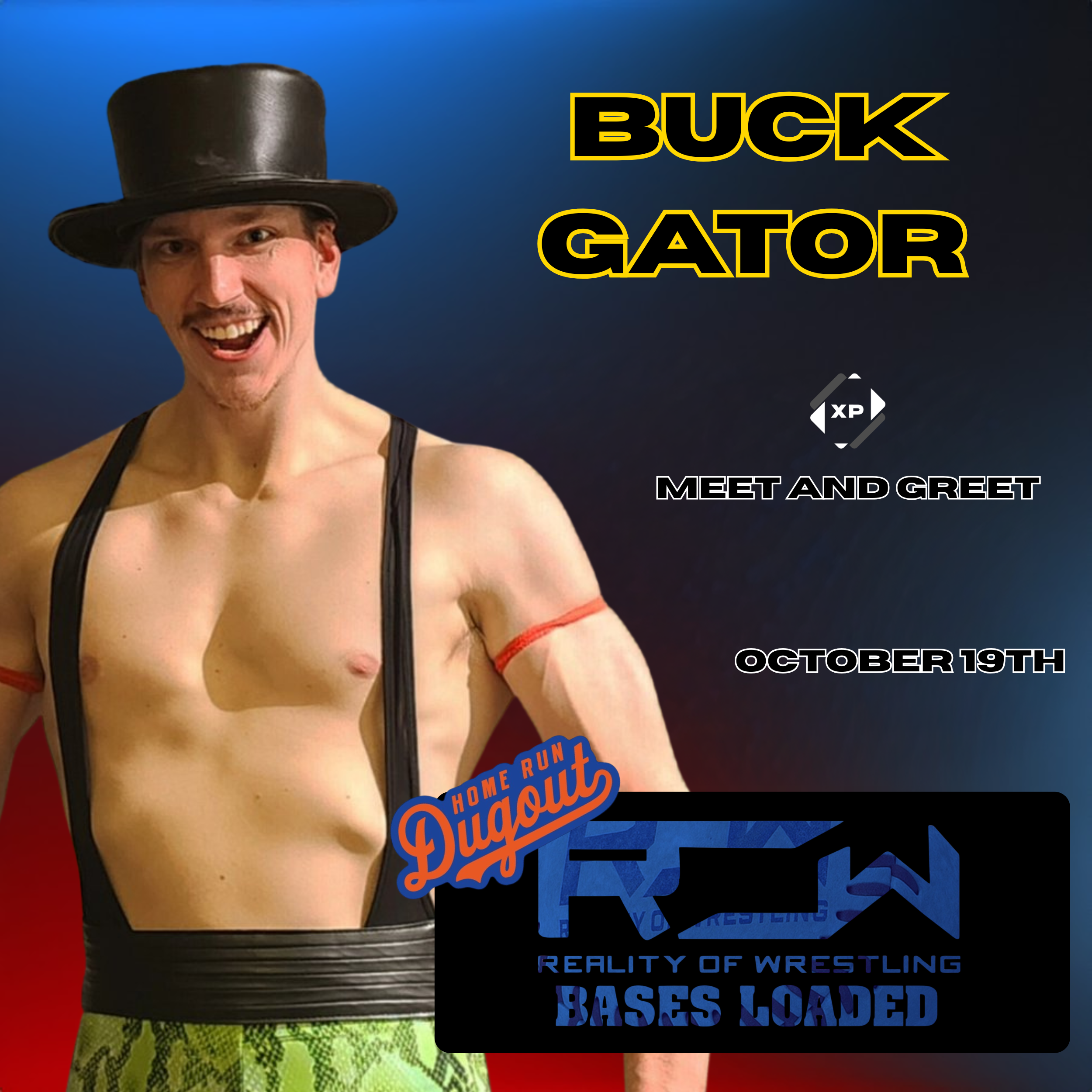 Bases Loaded Meet & Greet with Buck Gator