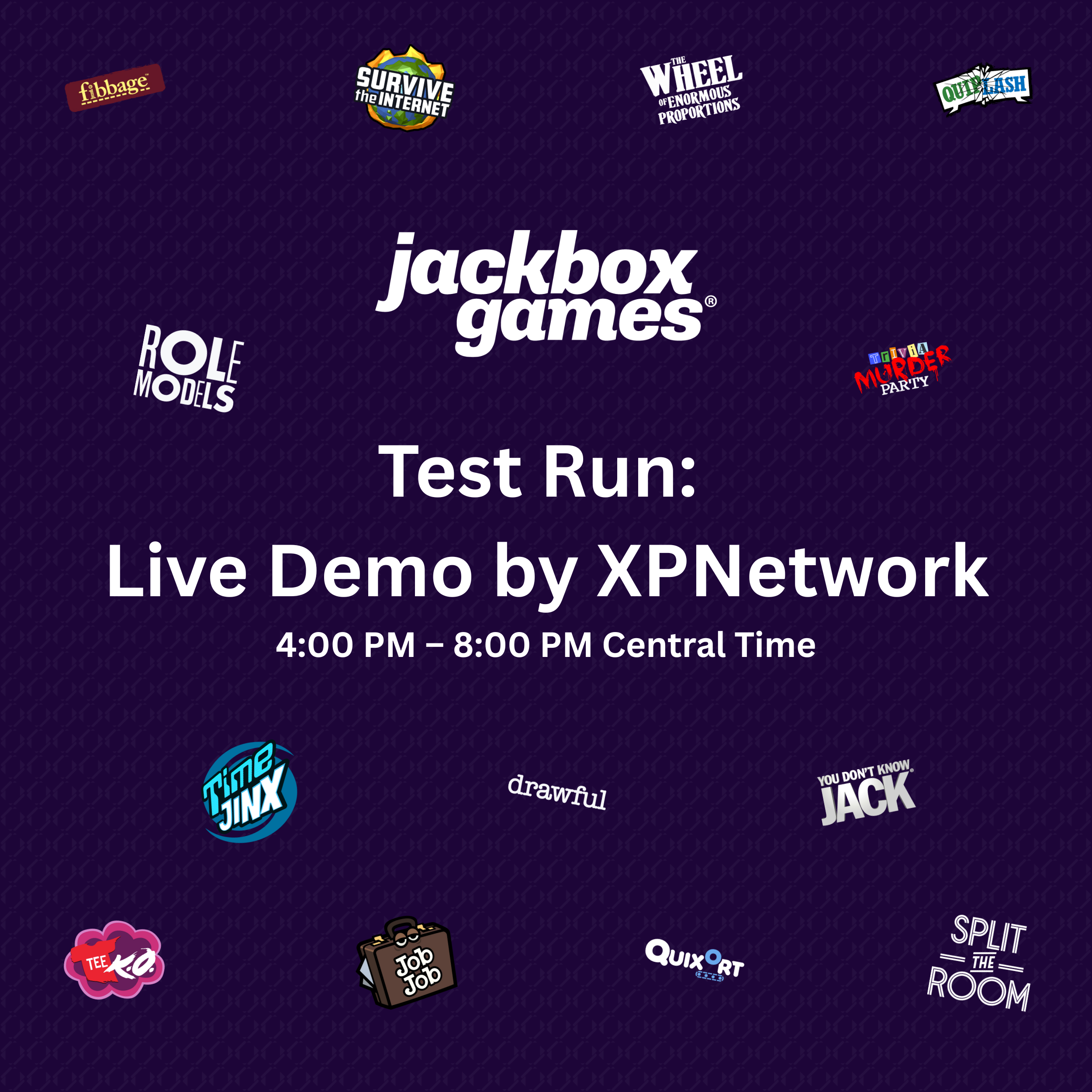 Jackbox Test Run: Live Demo by XPNetwork