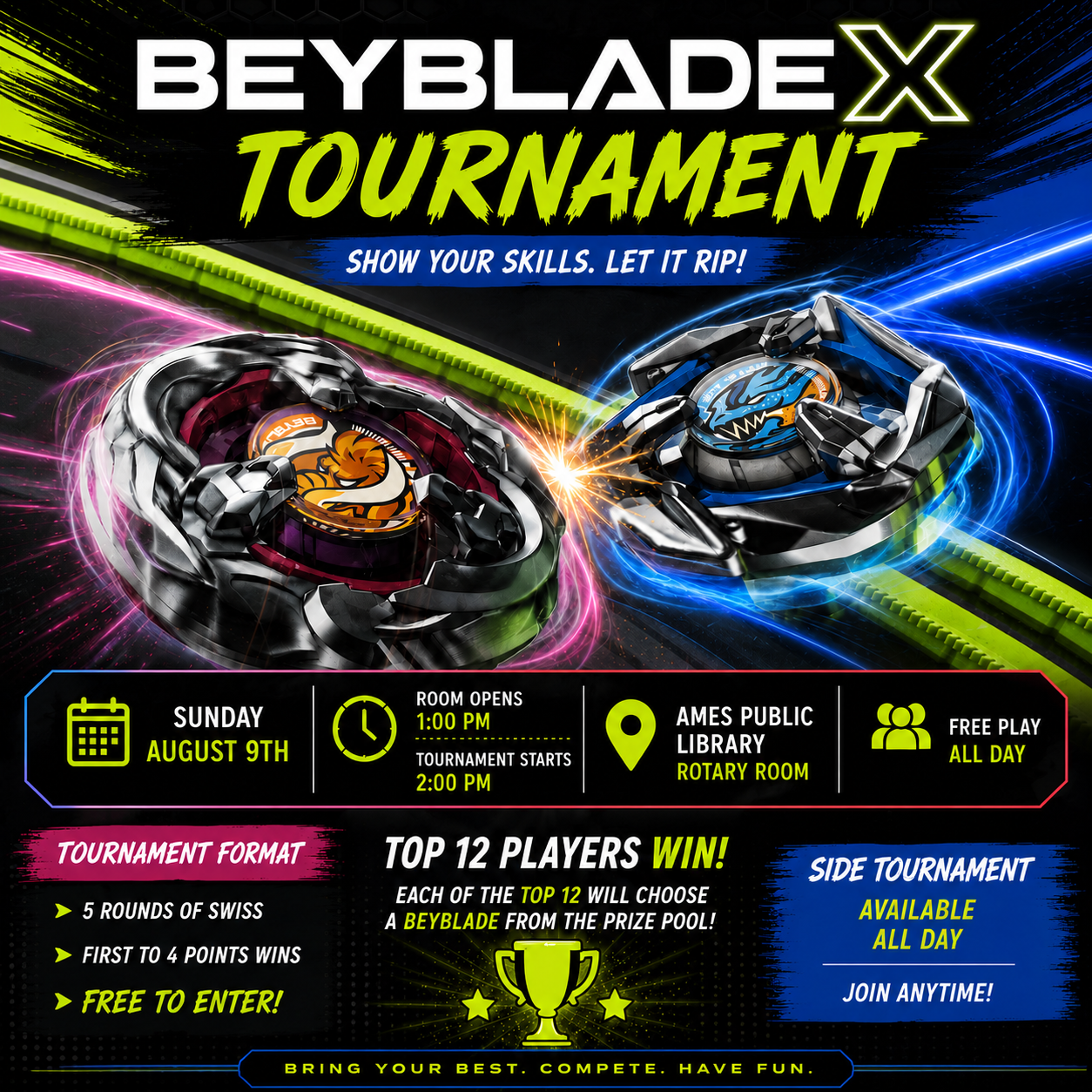 Beyblade X Tournament: Ames