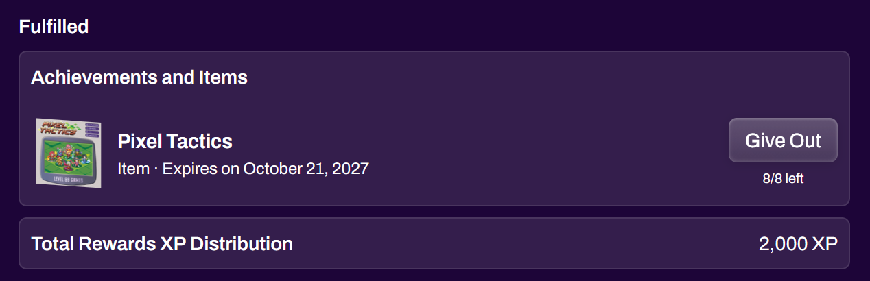 Achievements and Items
