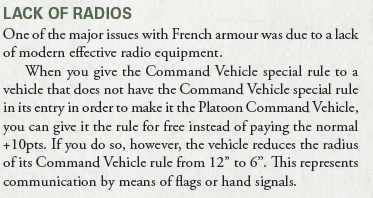 Lack of Radios